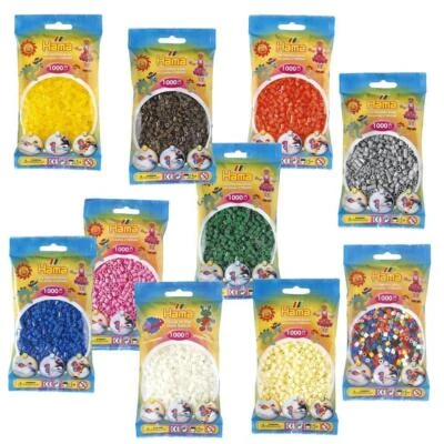 Hama 1000 Midi Bügelperlen 207- ALLE FARBEN Ø 5 mm Perlen Steckperlen Beads - Bild 1 von 3