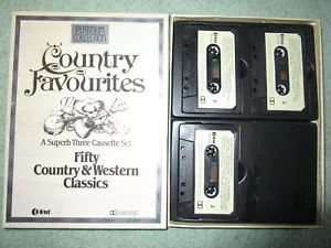 Country Favourites (Platinum Collection) Various K-Tel ONE 3x Tape Albums set - Picture 1 of 7