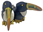 Vintage Resin Toucan Ornament Hand Painted 1  1 4 X 25