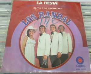 LOS RANDAL -LA FIESTA / EL TIC TAC DEL RELOJ- 1971 MEXICAN 7” EP PS GRUPERO - Picture 1 of 3
