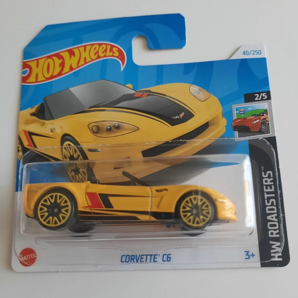 Hot Wheels Mattel Corvette C6 40/250 HW Roadsters 2/5 Modellino 2024 - Immagine 1 di 1