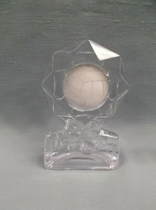 volleyball ball insert trophy award clear acrylic economy award - Picture 1 of 1