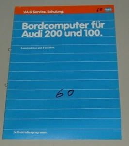 Selbststudienprogramm SSP 60 Bordcomputer für Audi 200 + 100 Typ 44 C3 12/1983! - Picture 1 of 1
