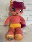 Build A Bear- Misha Honey Girl- Hg Pink & Orange Fox Cat Plush-Htf 19