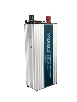 Solar Power Inverter 1000W Pure Sine Wave 12/24/36/48V to 120V Off Grid Home RV - Image 1 of 4