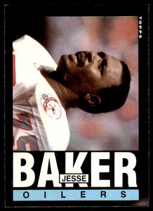 1985 TOPPS JESSE BAKER . HOUSTON OILERS #249