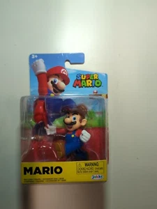 Modellino World of Nintendo Super Mario Series Wave 23 Mario con tappo 2,5" - Foto 1 di 2
