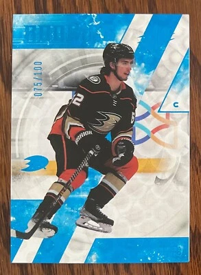 2023-24 NIKITA NESTERENKO UPPER DECK SPX ROOKIES RADIANCE CARD #126 DUCKS #/100 - Image 1 of 2