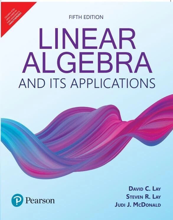 Linear Algebra and Its Applications by Steven Lay, David Lay and Judi - Image 1 of 1