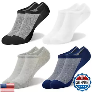 SkiBeaut No Show Socks Men 4 Pairs Ankle Man Low Cut Casual Athletic Running - Picture 1 of 5