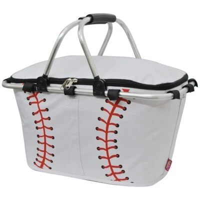 Cesta de picnic de mercado aislada de béisbol blanca NGIL SKB658-BLK nueva Foto 1 de 4