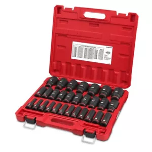Milwaukee 1/2" Drive 29 Piece Metric Deep 6 Point Impact Socket Set 49667015 - Picture 1 of 1