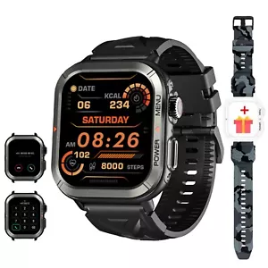 Blackview Military Smart Watch for Men (Answer/Make Calls) Waterproof Fitness - Picture 1 of 7