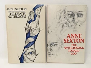 Anne Sexton Poetry Books The Death of Notebooks AND The Awful Rowing Toward God - Picture 1 of 4