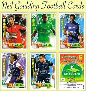 Panini LIGUE 1 [FRANCE] 2017-2018 ☆ ADRENALYN XL ☆ Football Cards #271 to #360