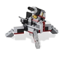 Lego Star Wars 9488 Republic Artillery Cannon (No Instructions or Minifigures)