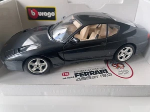 Bburago Burago modelo metálico Ferrari 456 GT pintura especial gris/azul escala 1:18 - Imagen 1 de 9