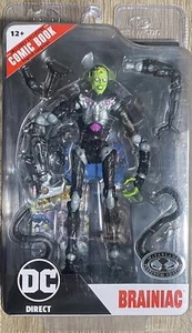 McFarlane DC Direct Page Punchers BRAINIAC Platinum Chase 7" Figure NEW 2024 - Picture 1 of 6
