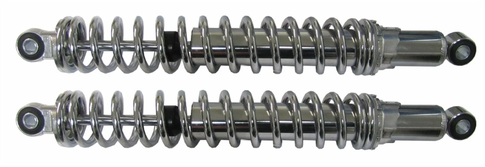 Amortiguadores traseros cromados Honda XL 100 SZ 1978-1982 Foto 1 de 1