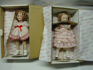 Danbury Mint Shirley Temple Dolls of Silver Screen PINK DRESS-STAND UP & CHEER - Picture 1 of 3
