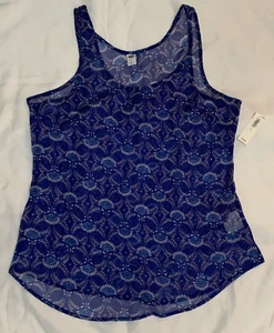 Top Old Navy para mujer sin mangas de verano transparente talla M nuevo - Imagen 1 de 5