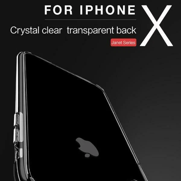 Funda trasera de lujo serie Janet USAMS para PC + TPU para iPhone X (COMPRA 1 OBTÉN 1 GRATIS  Foto 1 de 4