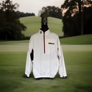 Footjoy DryJoys Golfjacke Half Zip Herren Gr. L GEICO The Cliffs Titleist Branded - Bild 1 von 20