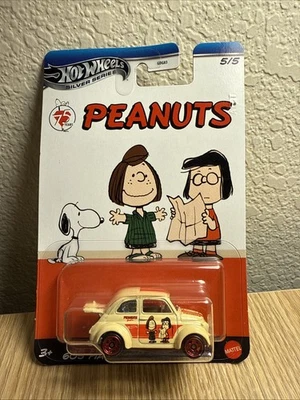 2024 PEANUTS 60S FIAT 500D Modificado- Hot Wheels Silver Series - Image 1 of 4