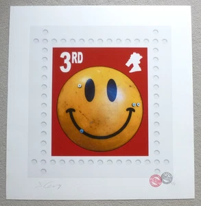 JAMES CAUTY Escudo Antidisturbios Smiley Grande 3ª Clase FIRMADO EDICIÓN LIMITADA IMPRESIÓN ARTÍSTICA 5/7 - Imagen 1 de 10