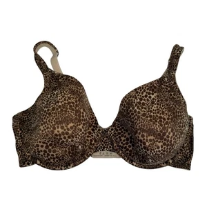 Vanity Fair 38D Body Sleeks Bra 75266 Underwire Lightly Lined Animal Print - Picture 1 of 11