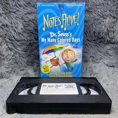 Dr Seuss’s Notes Alive My Many Colored Days VHS Tape 1999 Minnesota Orchestra - Image 1 of 4