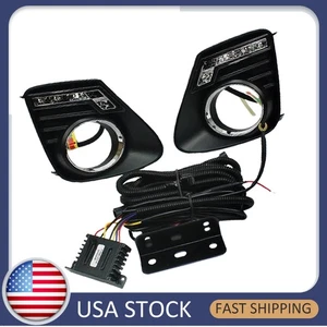 For Toyota Corolla Altis 2010-2013 LED Daytime Running Light DRL Fog Signal LaMJ - Picture 1 of 12