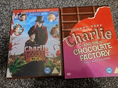 Charlie Chocolate Factory Chocolate Bar Slipcover Ed Nice Variant Very Good Dvd - Image 1 of 2