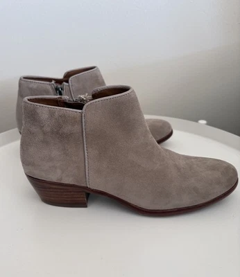 Sam Edelman Petty Taupe Suede Ankle Boots US 6 M - Image 1 of 4
