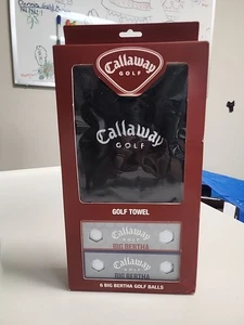 Pelotas de golf Callaway 2004 - bolsa de objetos de valor de regalo y paquete de 6 pelotas Bertha grandes - nuevas - Imagen 1 de 2