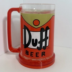 Taza de cerveza The Simpsons Duff taza de bar "hielo triturado" 16 oz Universal Studios 2011 - Imagen 1 de 7