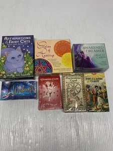 New Lot 7 Oracle Cards Tarot Decks - Picture 1 of 6