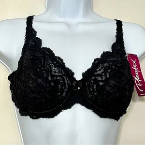 36B Playtex Bra UK Black Lace Underwire Deadstock NWT 15832 - Picture 1 of 11