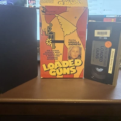 LOADED GUNS VHS MONTEREY BIG BOX URSULA ANDRESS NUDE 70'S ITALIAN CRIME DRAMA E2 - Image 1 of 4