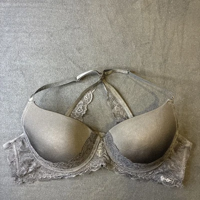 Sutiã JESSICA SIMPSON 38C 71222 acolchoado push up com aro traseiro renda multivias - Imagem 1 de 4