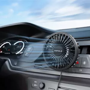 Car Fan USB Powered - Powerful 3 Speed, Portable Cooling Clip Fan for Car Vent, - Picture 1 of 12