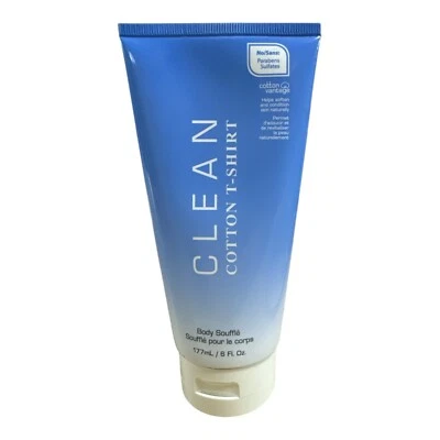 Camiseta de algodón Clean Perfume Body Soufflé 6 oz *Rara descontinuada* Foto 1 de 3