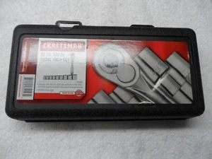 Craftsman 3/8" Drive Standard SAE Sockets Ratchet Set USA NIB 10-pc 34553 - Picture 1 of 8