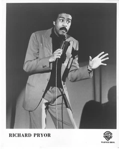 Comedian Actor RICHARD PRYOR B&W 8x10 Publicity PHOTO - Picture 1 of 1
