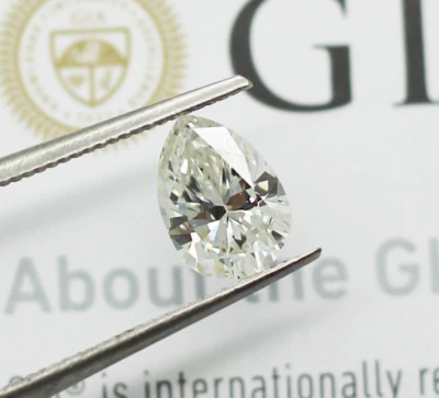 GIA Certified 1.20ct H/VS2 Laser Inscribed Pear Brilliant Cut Loose Diamond - Image 1 of 4