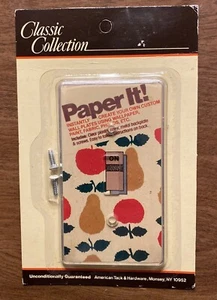 NOS Sealed 1988 American Tack & Hardware Co. Custom Photo Light Switch Plate A8 - Picture 1 of 12
