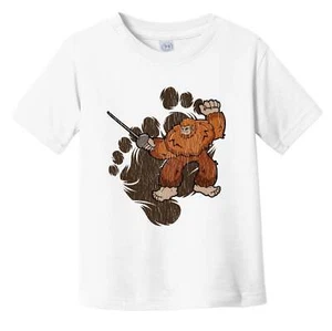 Camisa de esgrima Bigfoot para niños pequeños - Camiseta de esgrima Sasquatch para bebés pequeños - Imagen 1 de 2