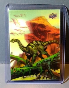 2015 Upper Deck Dinosaurs 3-D Lenticular Mussaurus #15 Trading Card - Bild 1 von 2