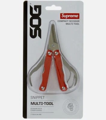 Supreme X SOG Snippet Multi-Tool (7 Tools) • Red • Unopened • Cross-Posted - Image 1 of 4