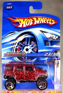 2006 Hot Wheels #23 First Editions 23/38 HUMMER Dark Red Variation w/ORUT5 Spoke - Picture 1 of 6